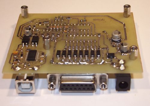 Assembled main board - bottom view